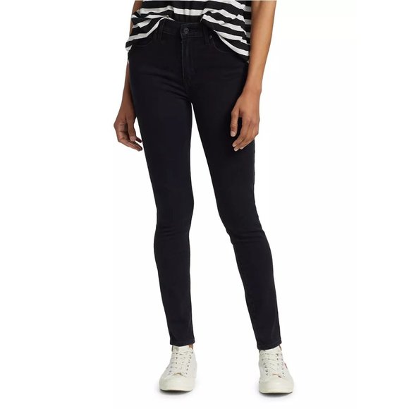 LEVI'S 721 High Rise Skinny Long Jeans in Long Shot / Black - NWT - SIze 25 - Picture 5 of 5